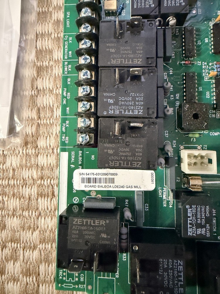 Balboa Board LD E240 Spa Control GAS MILL