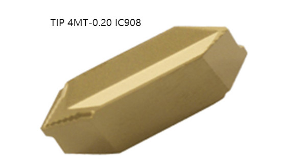 10  PCS  ORIGINAL  INSERTS  TIP 4MT-0.20 IC908