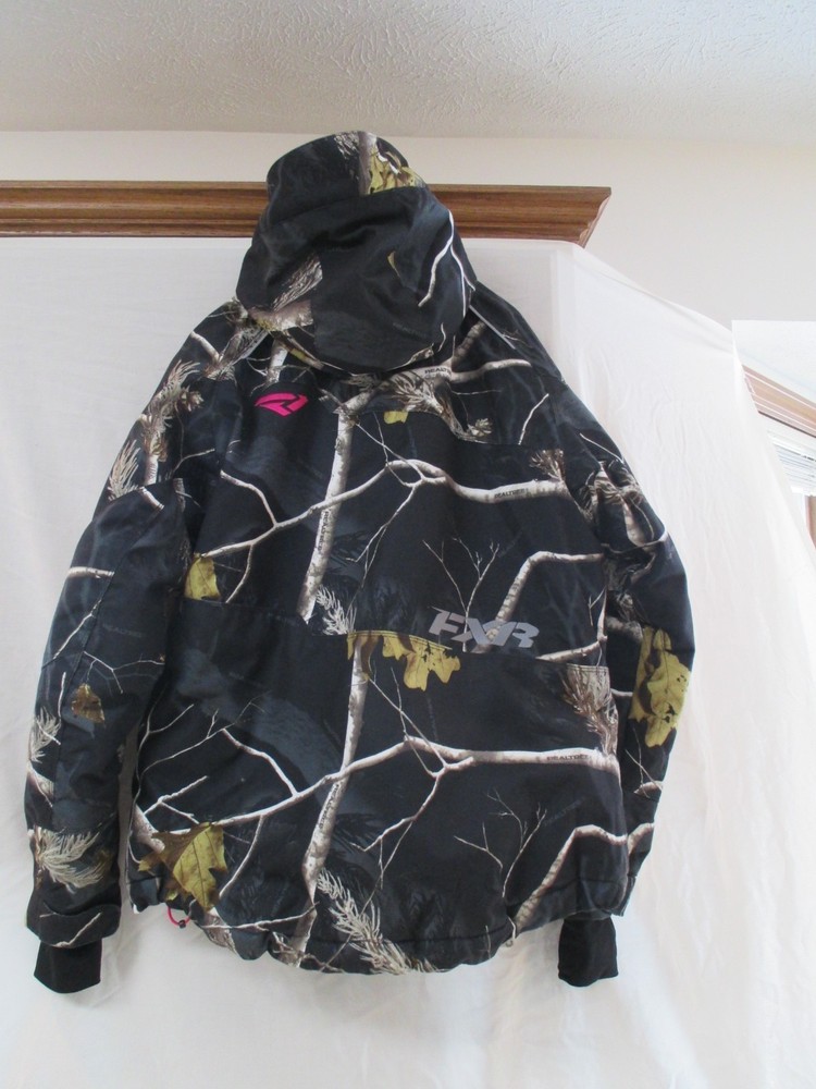 FXR Snowmobile Fresh Jacket Women’s Size 12 Real Tree Patterned
