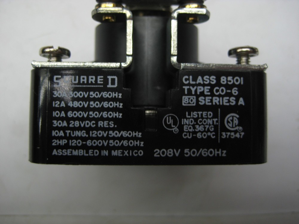 SQUARE D 8501C0-6 CONTACT COIL NSNP