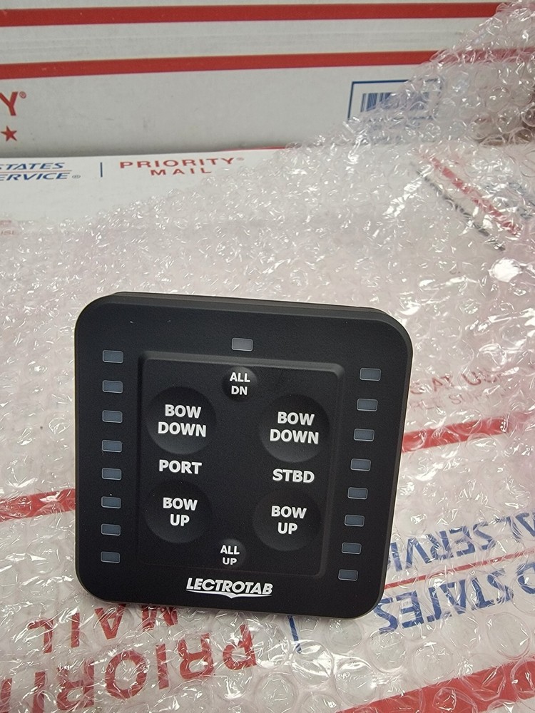 NEW Lectrotab One-Touch Leveling LED Trim Tab Control Switch