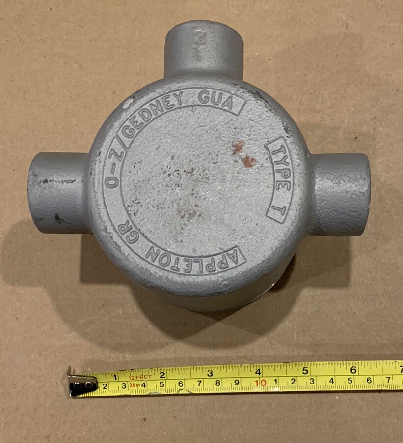 Appleton Gedney 1/2" Explosion Proof GUA GR-EFHC Type T Outlet Box