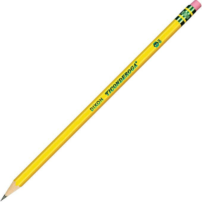 Ticonderoga HB #2 Pencil, 1 Box = 12 Count