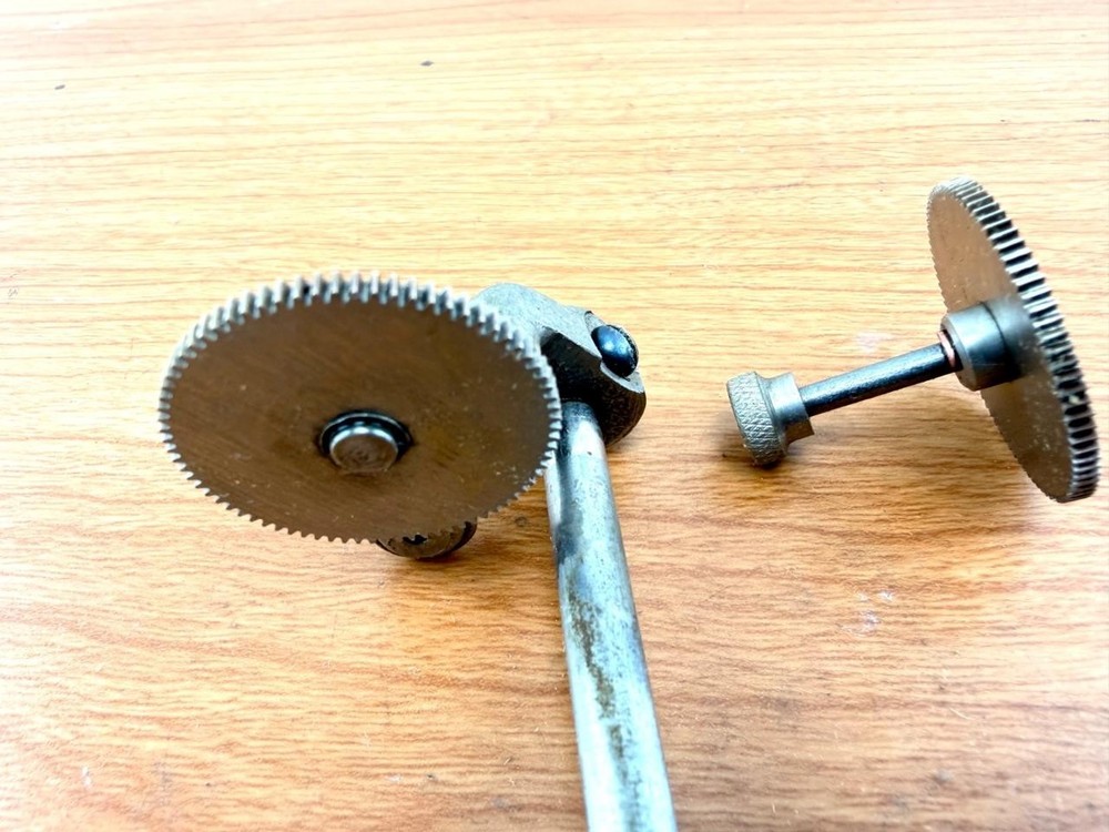 Antique 2/4 Min Conversion Attachment wBox for Edison GEM Phonograph, Mdl A, B