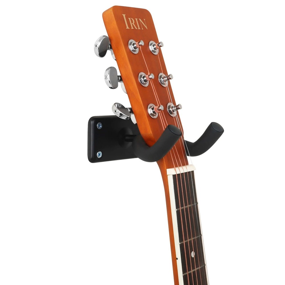 2Pcs Guitar Hangers Rack Adjustable Instrument Display Wall Mount Holder Hook US