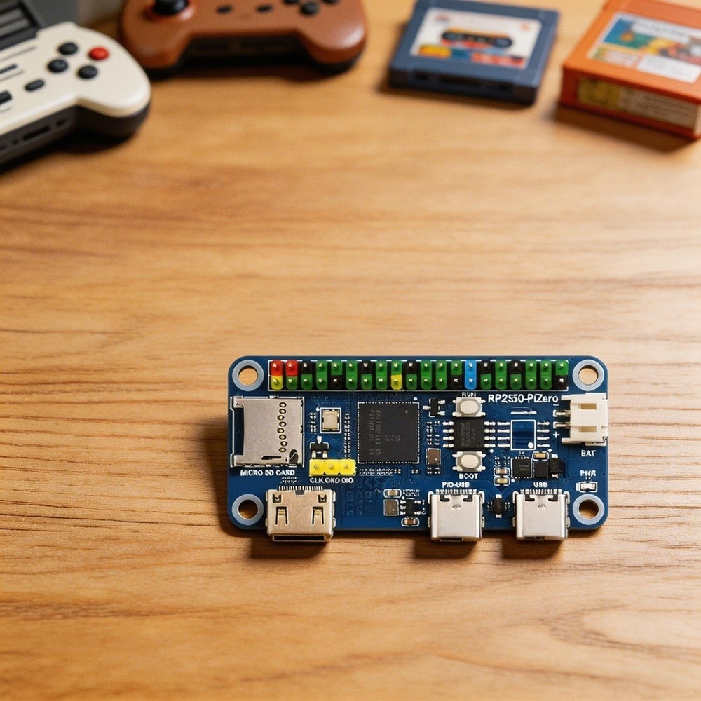 RP2350 PiZero Dual-Core Development Board Compatible with MicroPython and C/C++