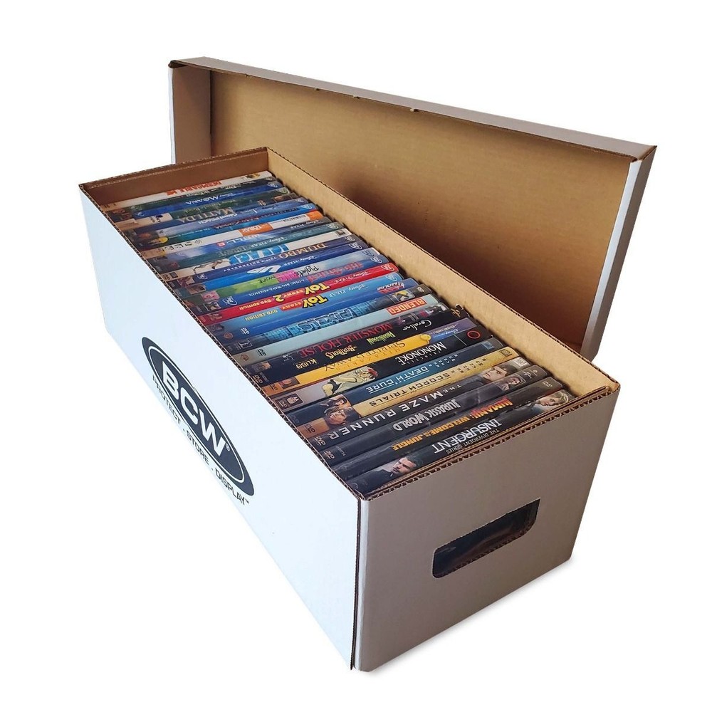 4 BCW Media Storage Boxes