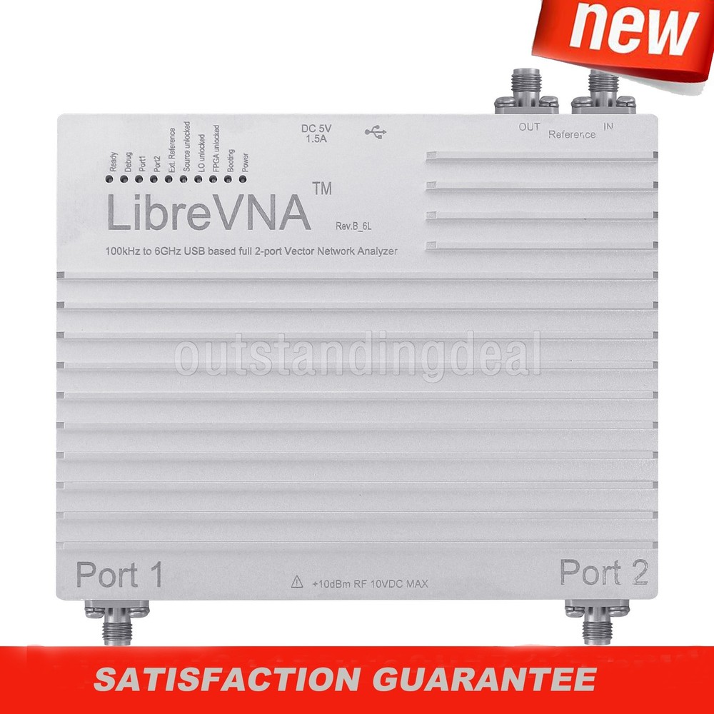 Upgraded LibreVNA 100KHz-6GHz USB Based Full 2-Port Vector Network Analyzer os67