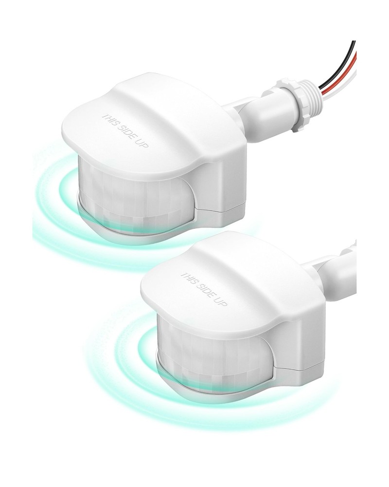 EDISHINE 2 Pack 240° Motion Sensor, Replacement Motion Detector for... Fast