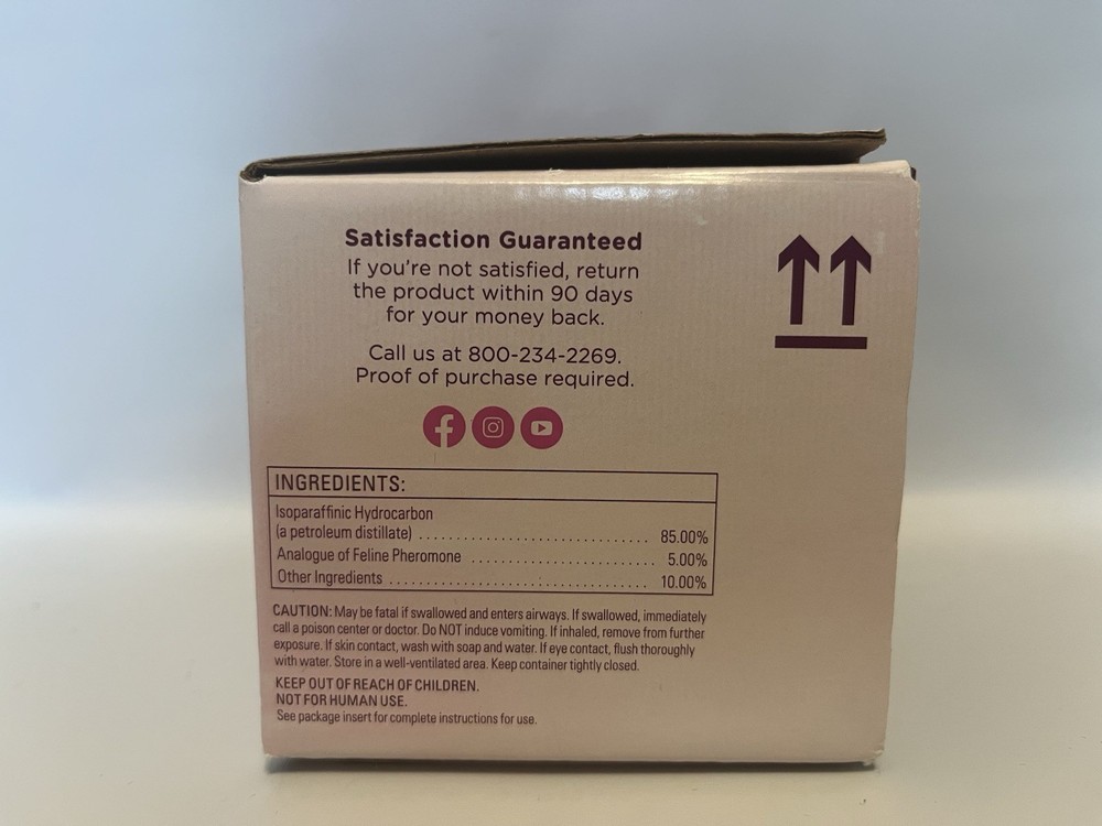 COMFORT ZONE 6 Pack Cat Calming Diffuser Refills; 30-day Refills; Pheromones