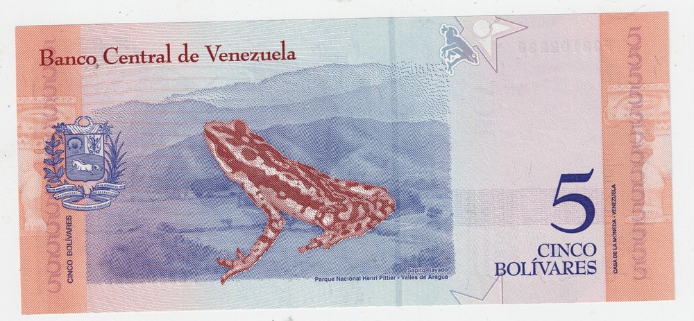 Bolivariana Banknote Frog 2018 B-2