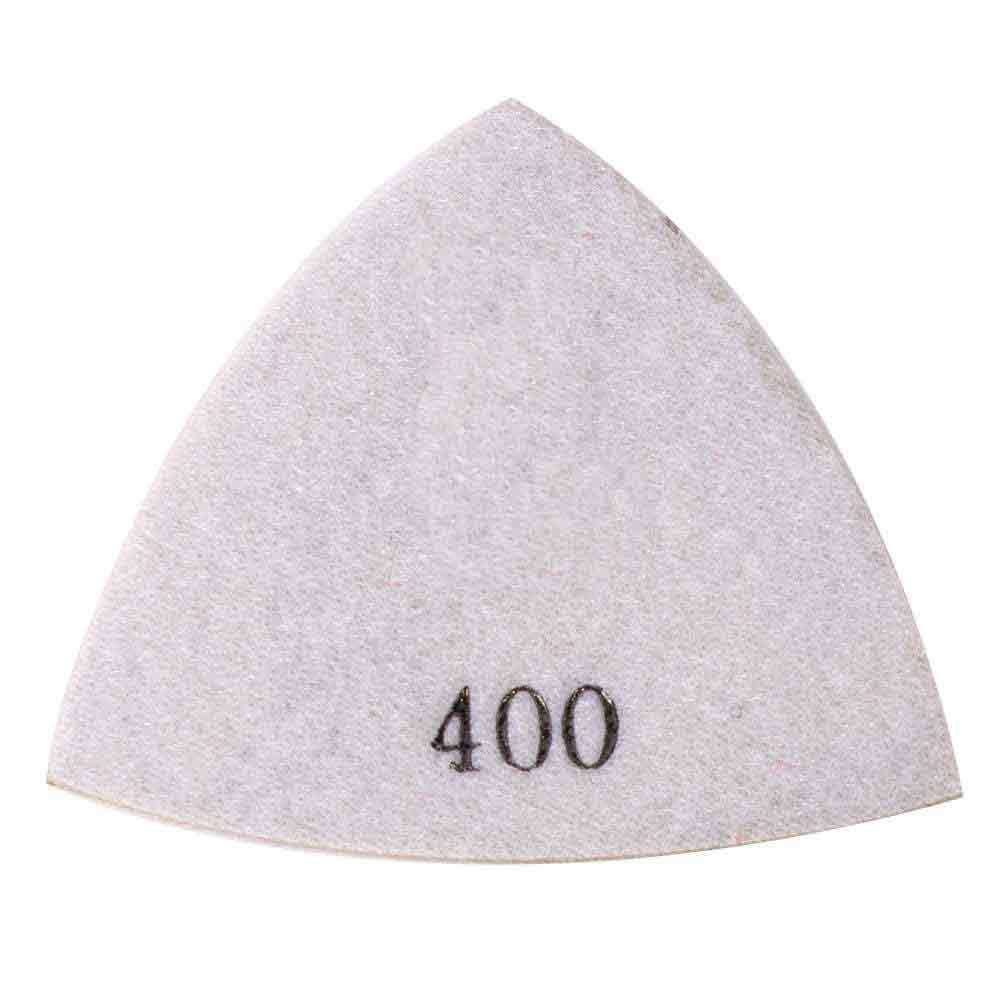400 Grit Electroplated Diamond Triangular Polishing Pad For Oscillating Tools