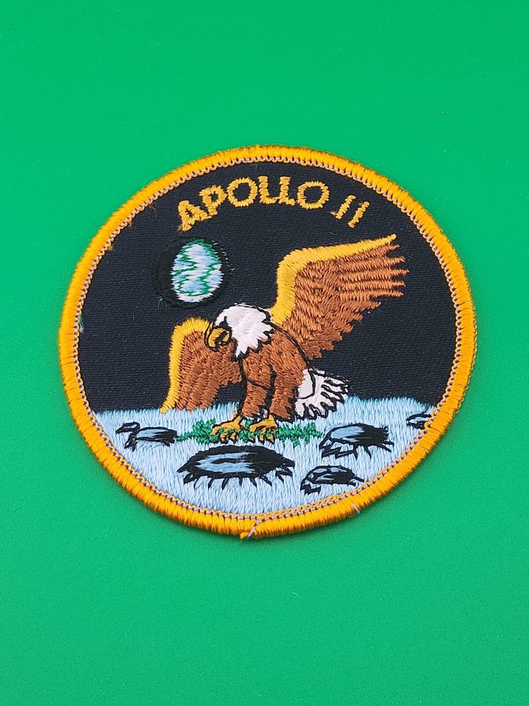Apollo II Eagle On Moon Patch NEW Vintage