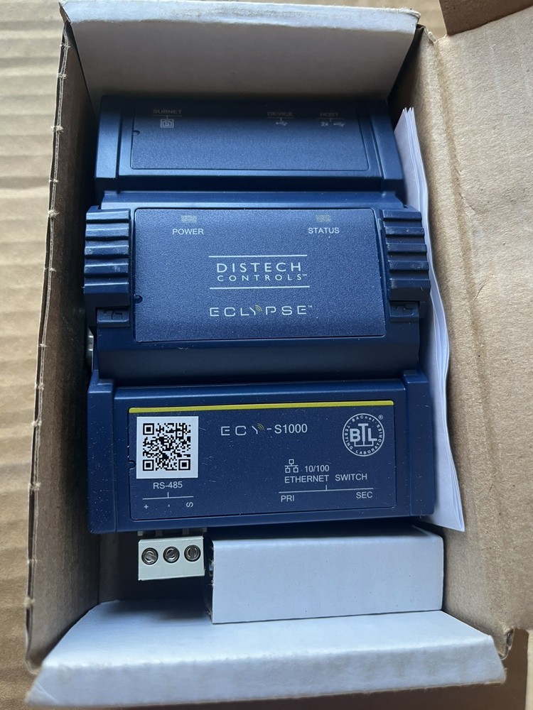 Distech Controls ECY-S1000E ECLYPSE Connected System Controller | 24VAC/DC | NEW