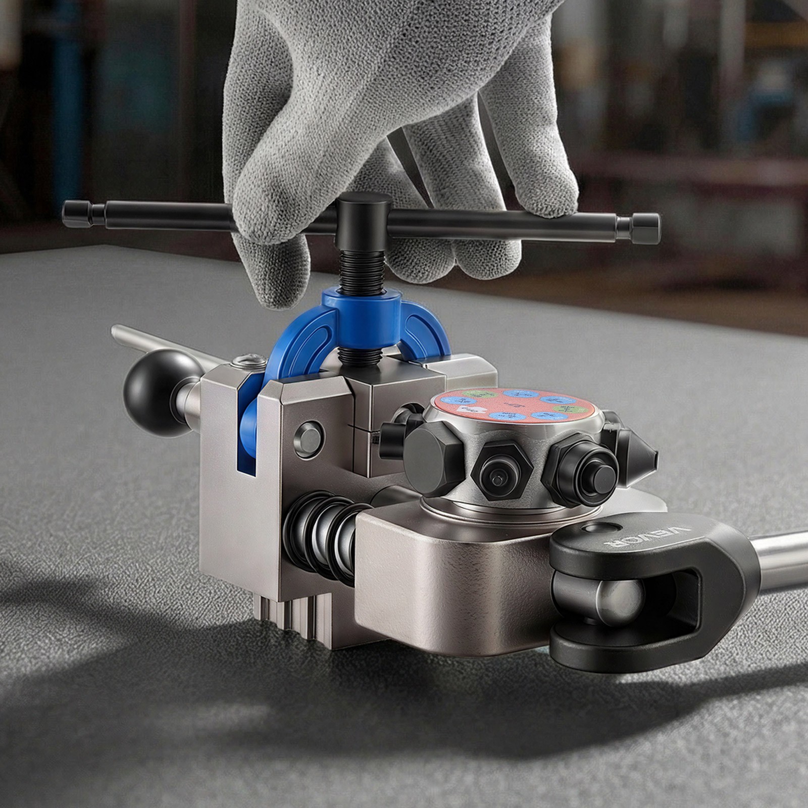 VEVOR Professional Brake Line Flaring Tool 45° & 37° Double Bubble Flaring