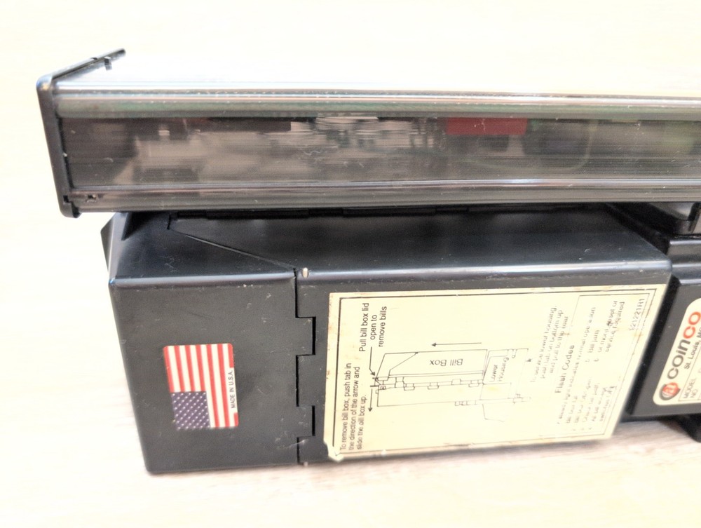 Coinco BA30B Dollar Bill Acceptor Validator with billbox