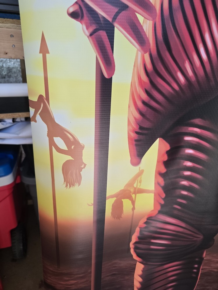 Custom Dracula / IMPALER Retractable Roll Up Banner Stands