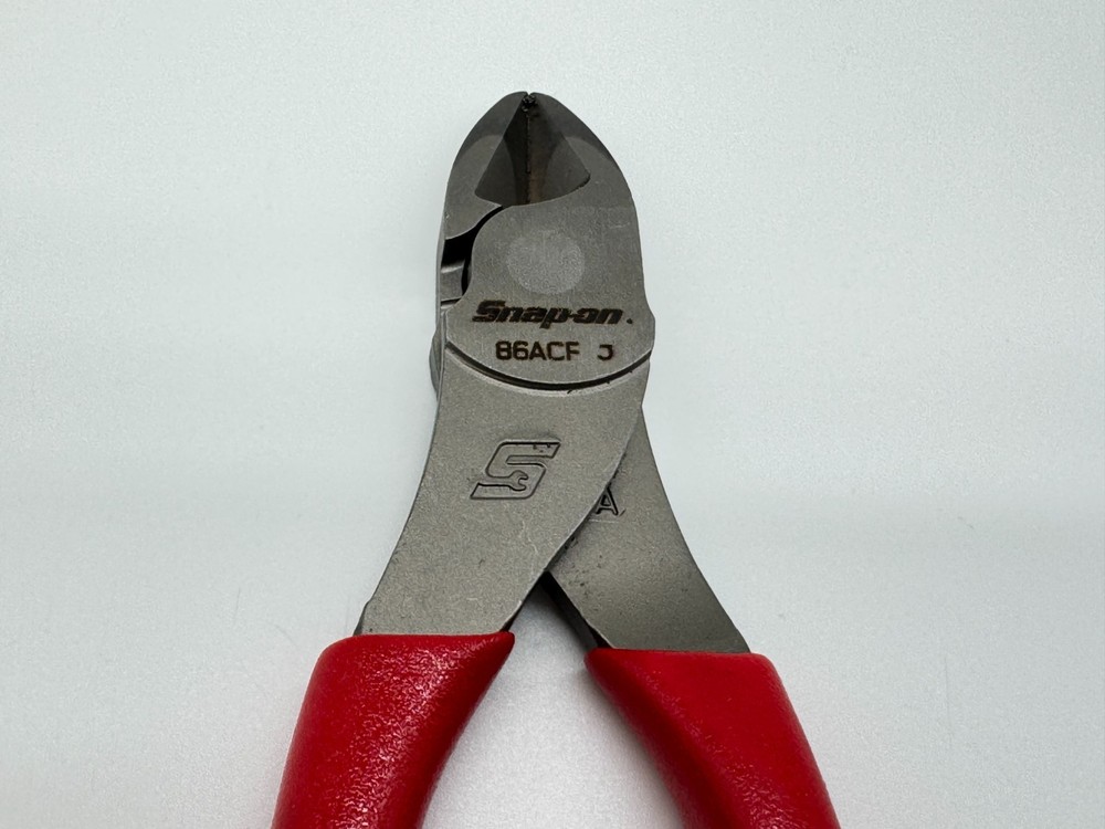 Snap-On NEW 86ACF 6" Vector Edge Diagonal Cutter Red