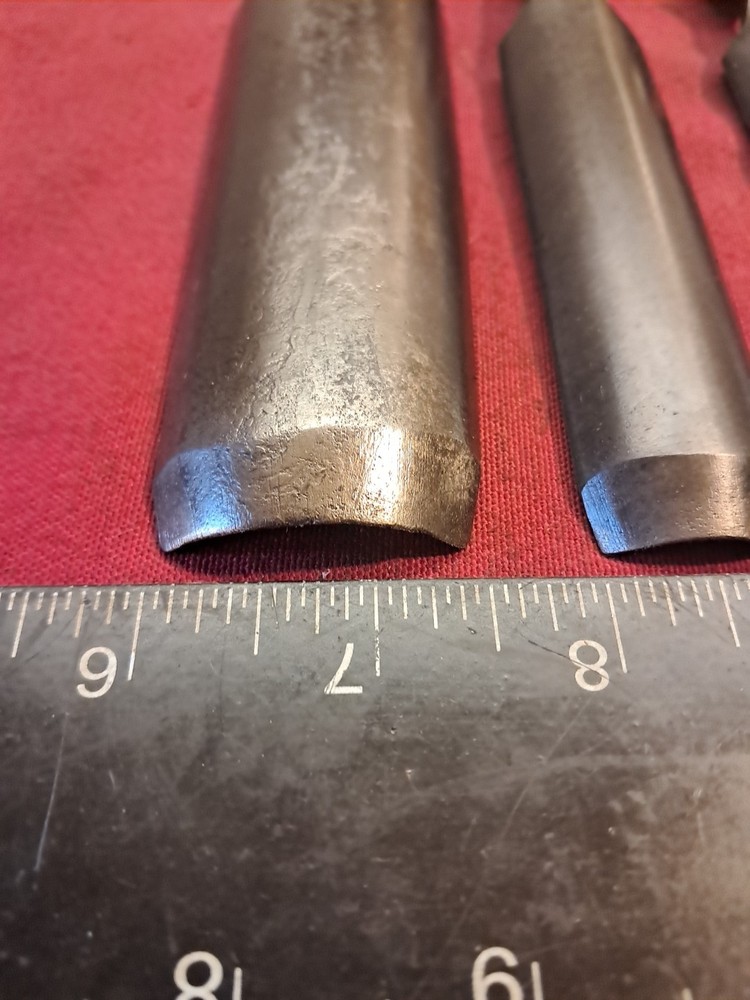 3 Pieces of Vintage Carving Gouges 2 x Stormont & Another. Larger Piece 1-1/2"