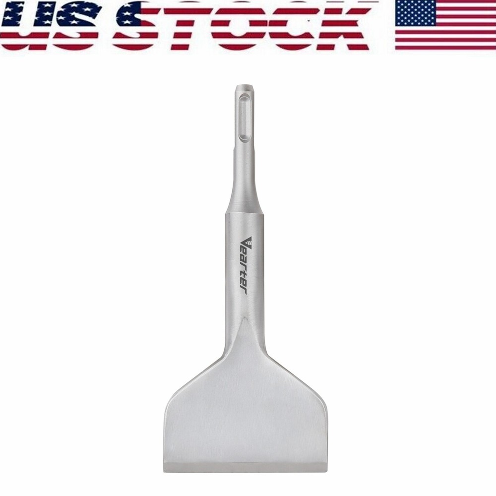 Vearter 3''X6.3" SDS PLUS Wide Masonry Chisel Bit for Concrete Tile Removal