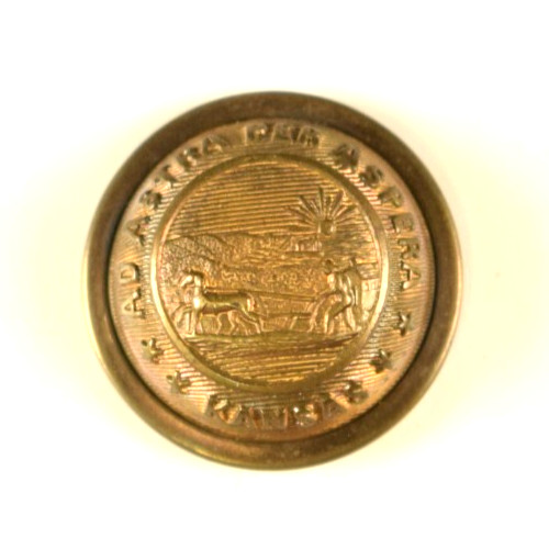 1875 Kansas Staff Officer Uniform Button N10C