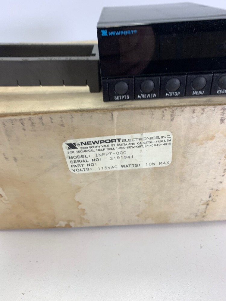 Newport Infinity INFPT-000 Process Panel Mount Timer/Controller 3191941 NEW
