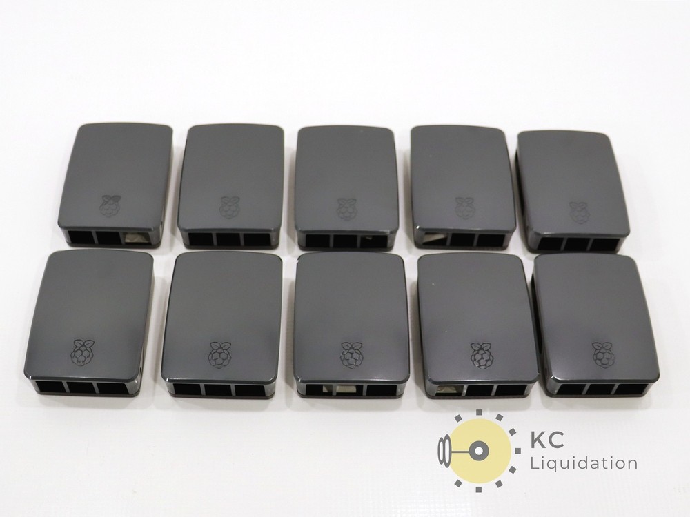 10x Lot Raspberry Pi 4 Model B Case (Black/Gray)