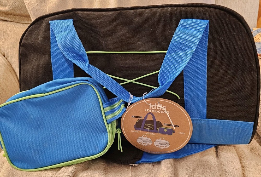 Kids' Elevated Overnighter Weekender Bag - Black/Blue