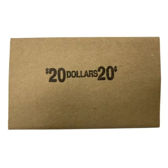 Large Dollar Flat Coin Wrappers, Eisenhower, IKE, Peace, 40 pack
