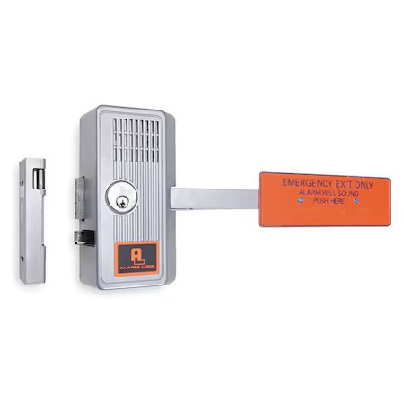Alarm Lock 250Xus28 Emergency Exit Door Alarm, 99Db, Chrome