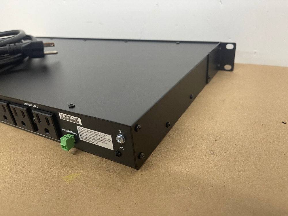 Crestron Power Conditioner 100, PC-100 Sequence Power