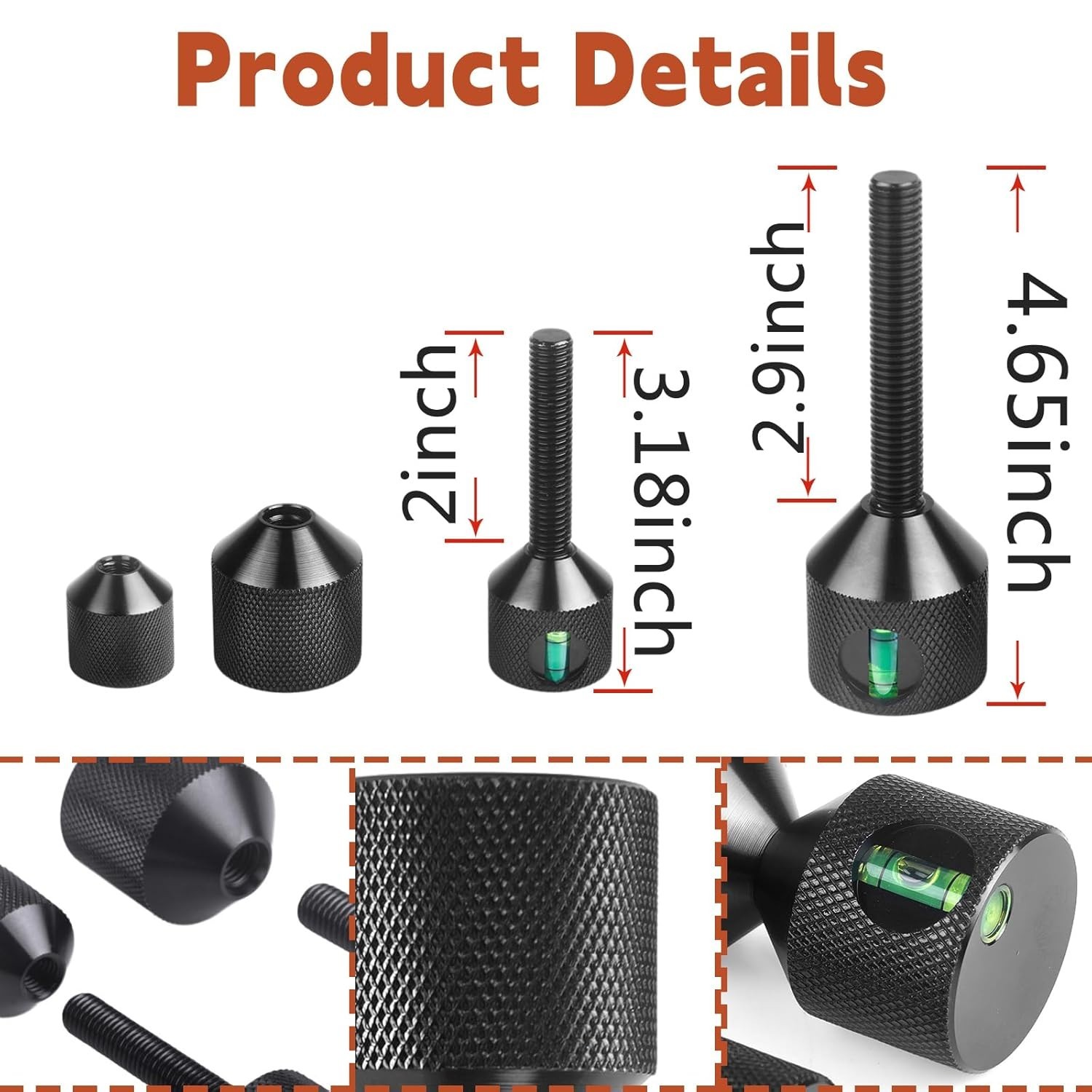 Flange Two Hole Pin 1-1/8'' 1-5/8'' Detachable Flange Double Hole Pin with level