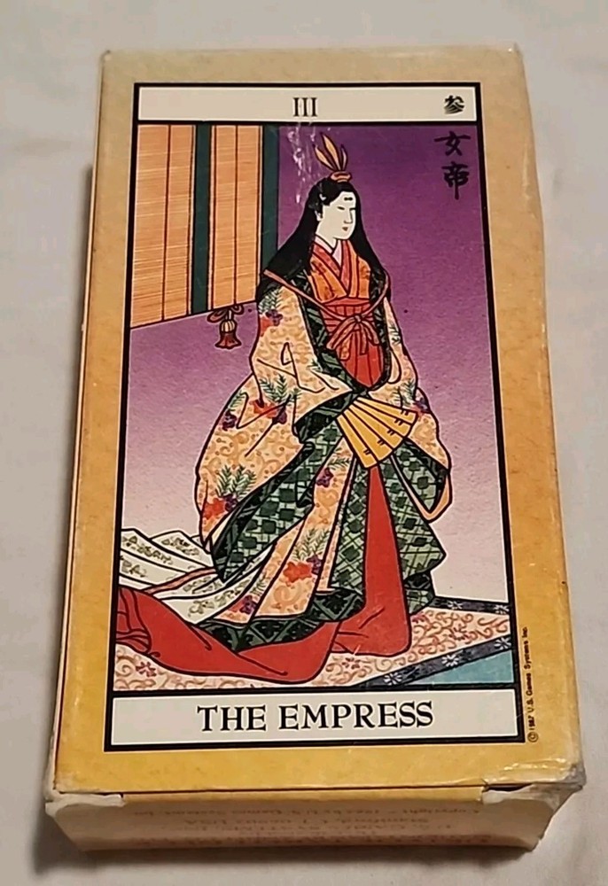Vintage Ukiyoe Tarot Deck 1982 by Stuart Kaplan Complete w/ Instructions OOP