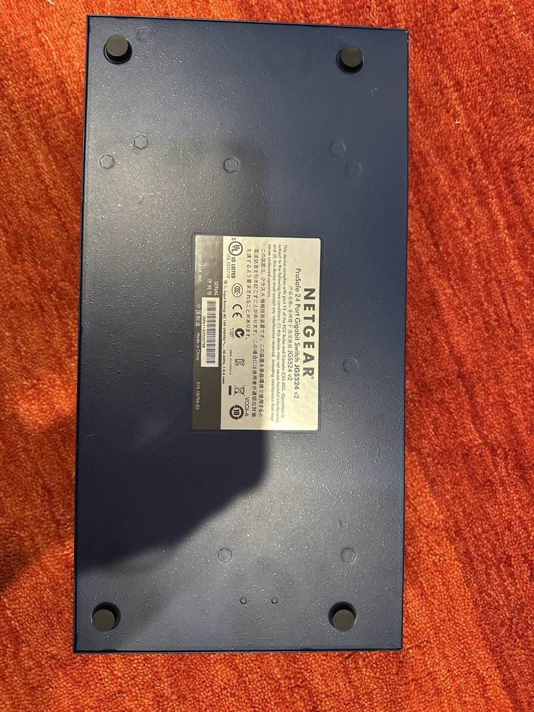 NETGEAR JGS524 ProSafe 24-Ports Ethernet Switch