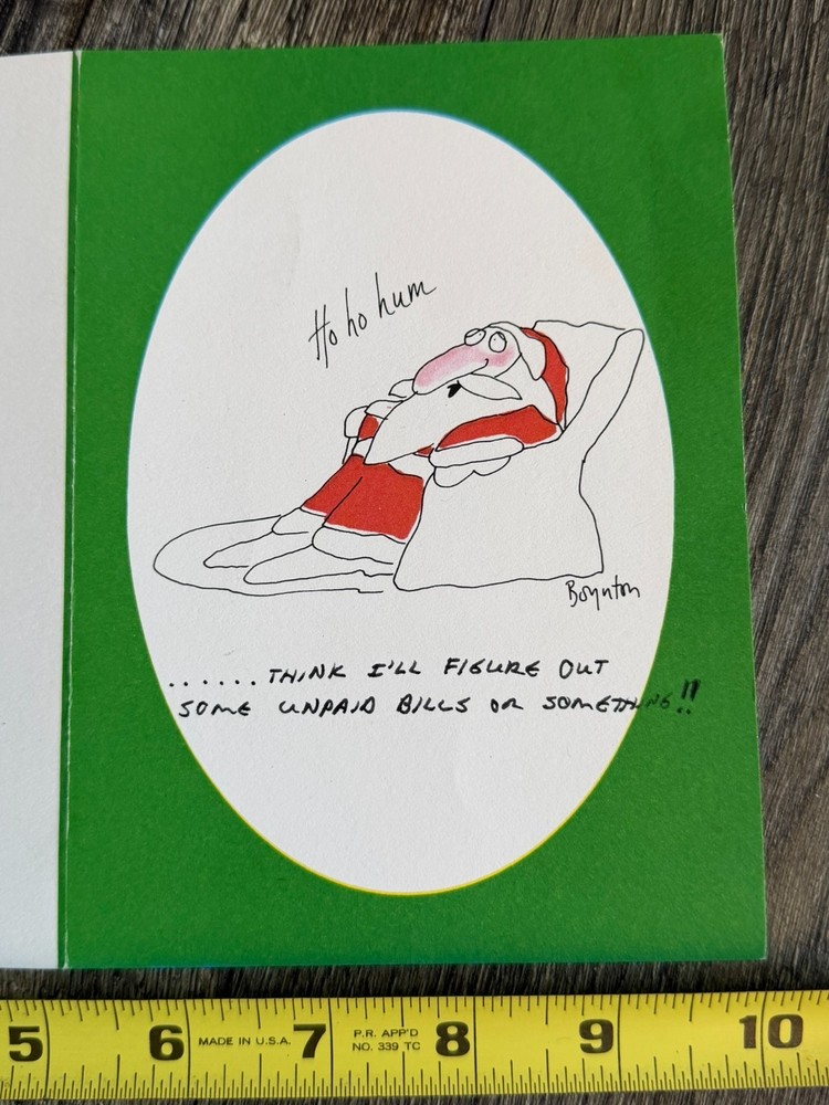 KISS Christmas Card ERIC CARR Signed Autograph Chris Lendt 1980 Vintage Aucoin