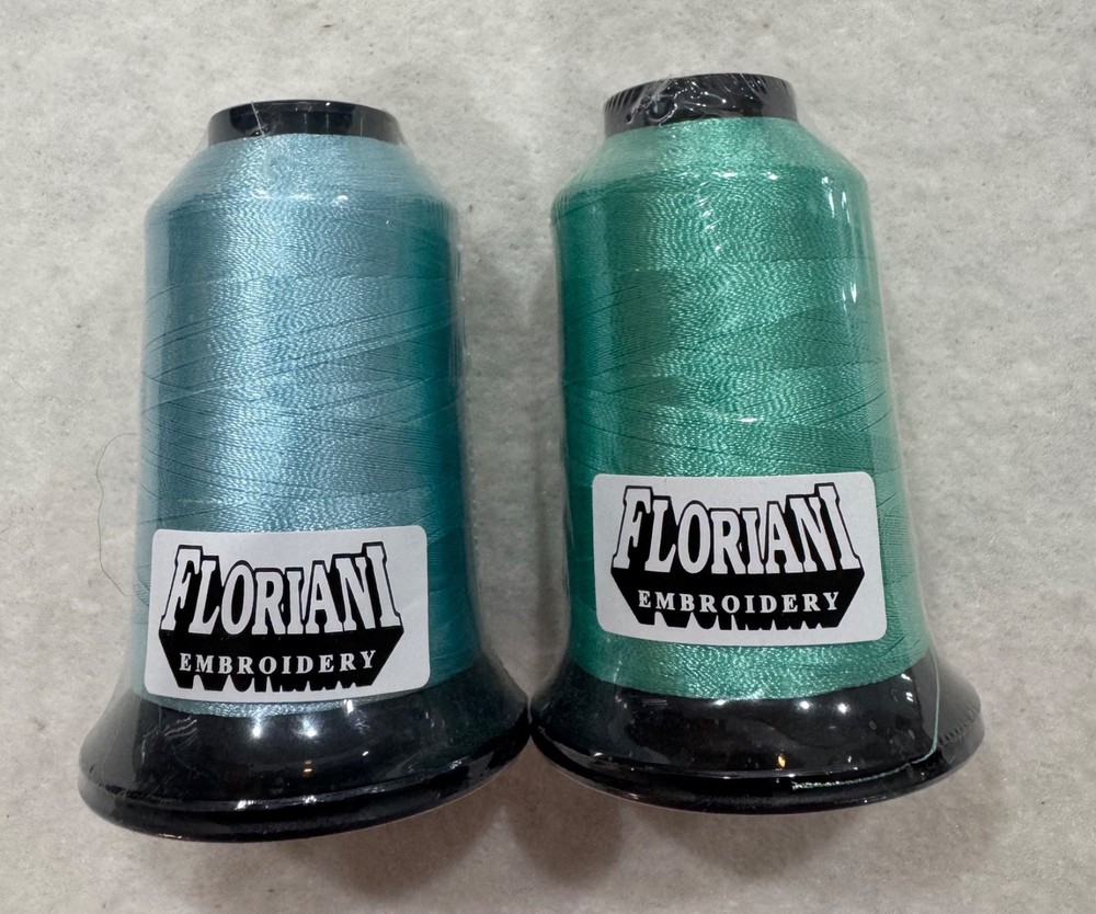 Floriani Embroidery Thread 10 New Spools Polyester Multiple Colors