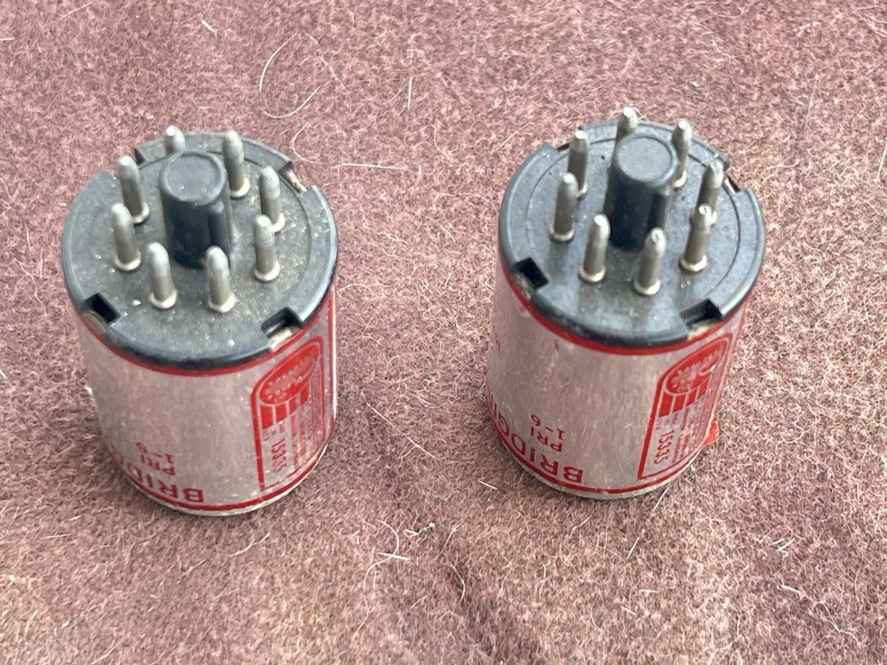 Vintage Pair Altec Peerless 15335 Bridging Transformer Untested AS IS Lot #3