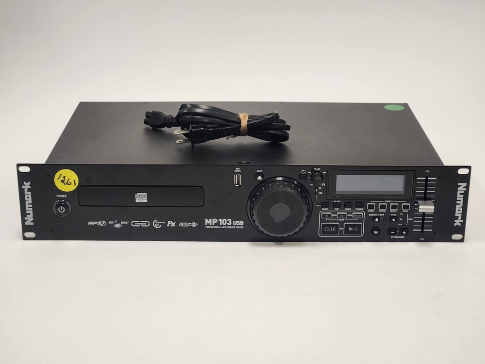 Numark MP103 USB Rackmount MP3 CD Player Tested **READ DESC.***