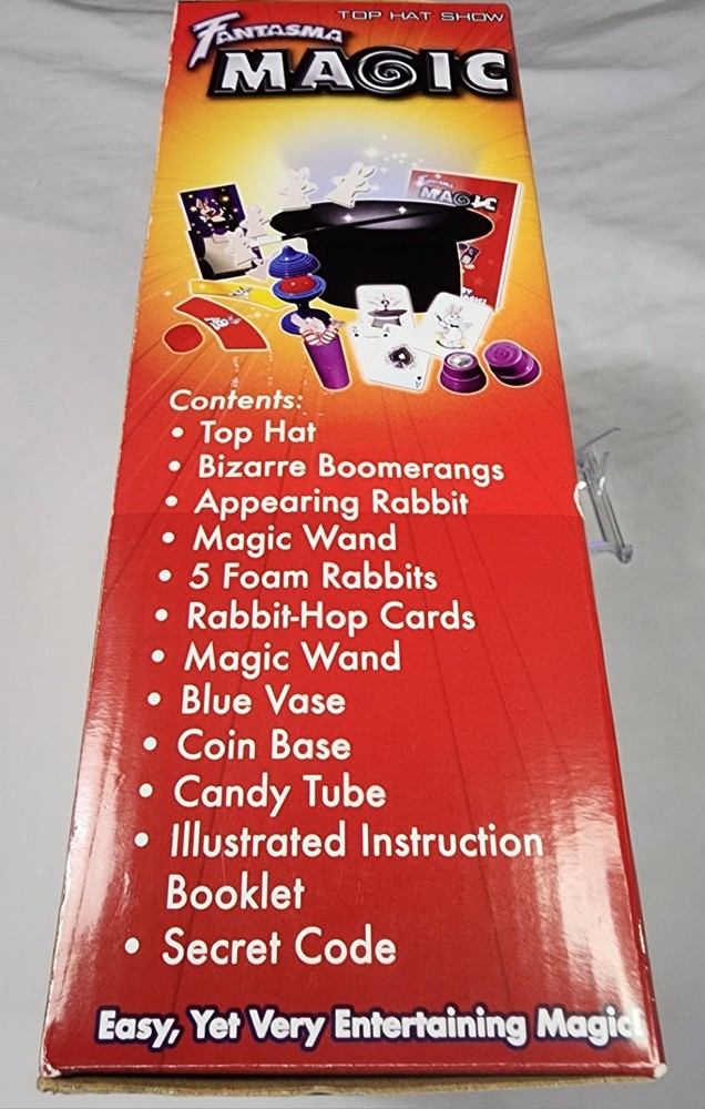 Fantasma Magic Top Hat Show Set! Learn 75 Tricks! NEW SEALED