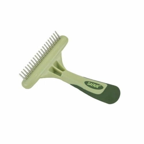 SAFARI Single Row Undercoat Rake w/ Rotating Pins