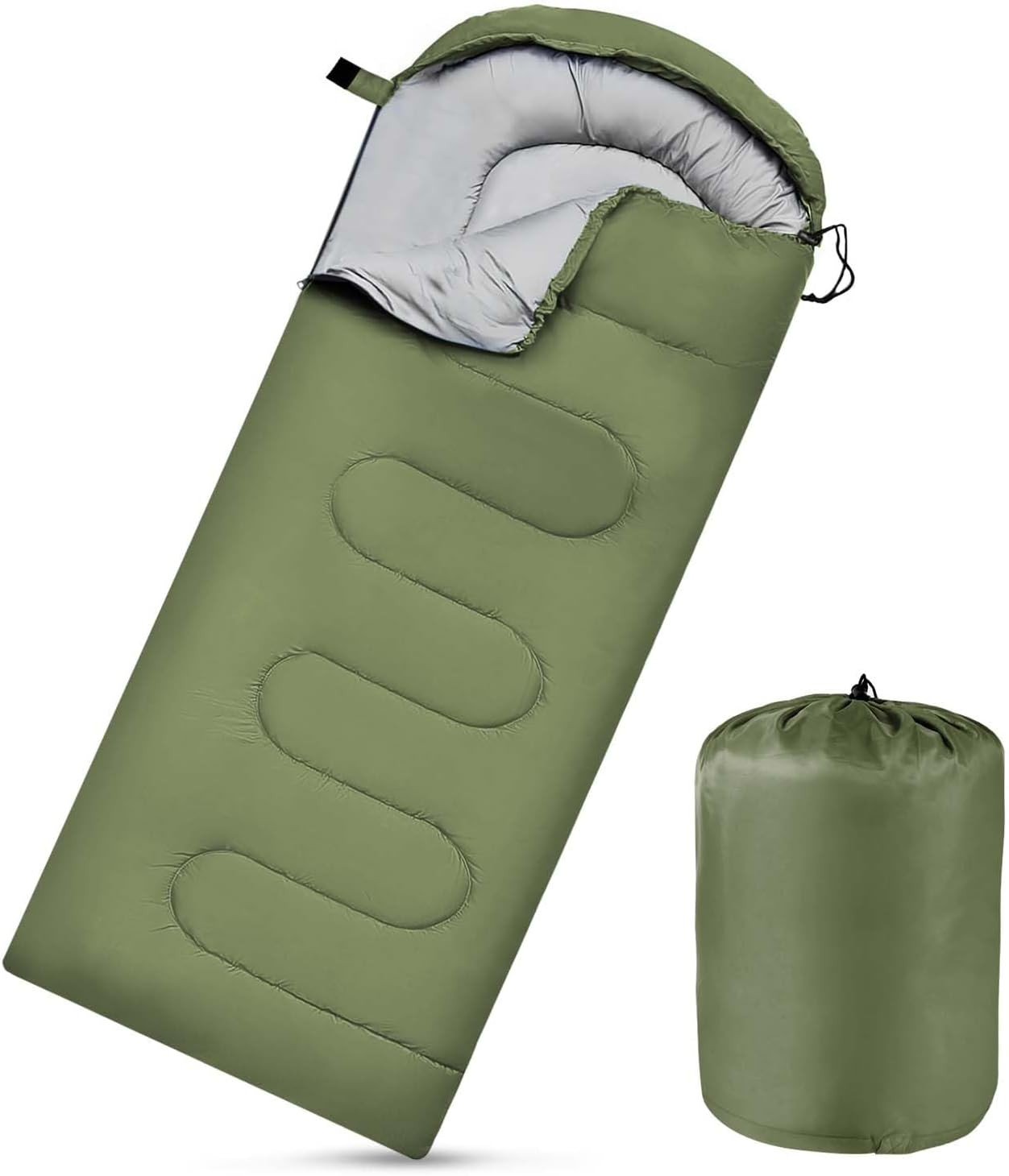 4 Season Single Sleeping Bag - Premium Waterproof Camping Hiking Envelope Bags