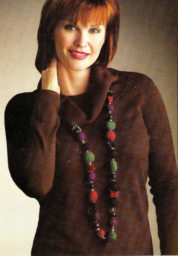 STYLISH Chunky Necklace/Apparel/ Crochet Pattern  INSTRUCTIONS ONLY