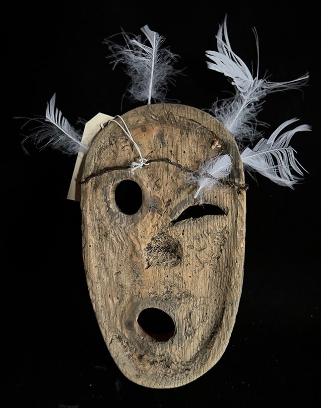 A Lower Yukon Polychrome Mask