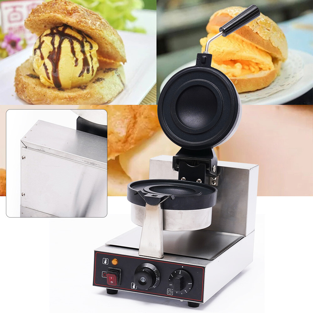 Electric Burger Maker Machine Panini Hamburger Press Baking Machine 1KW
