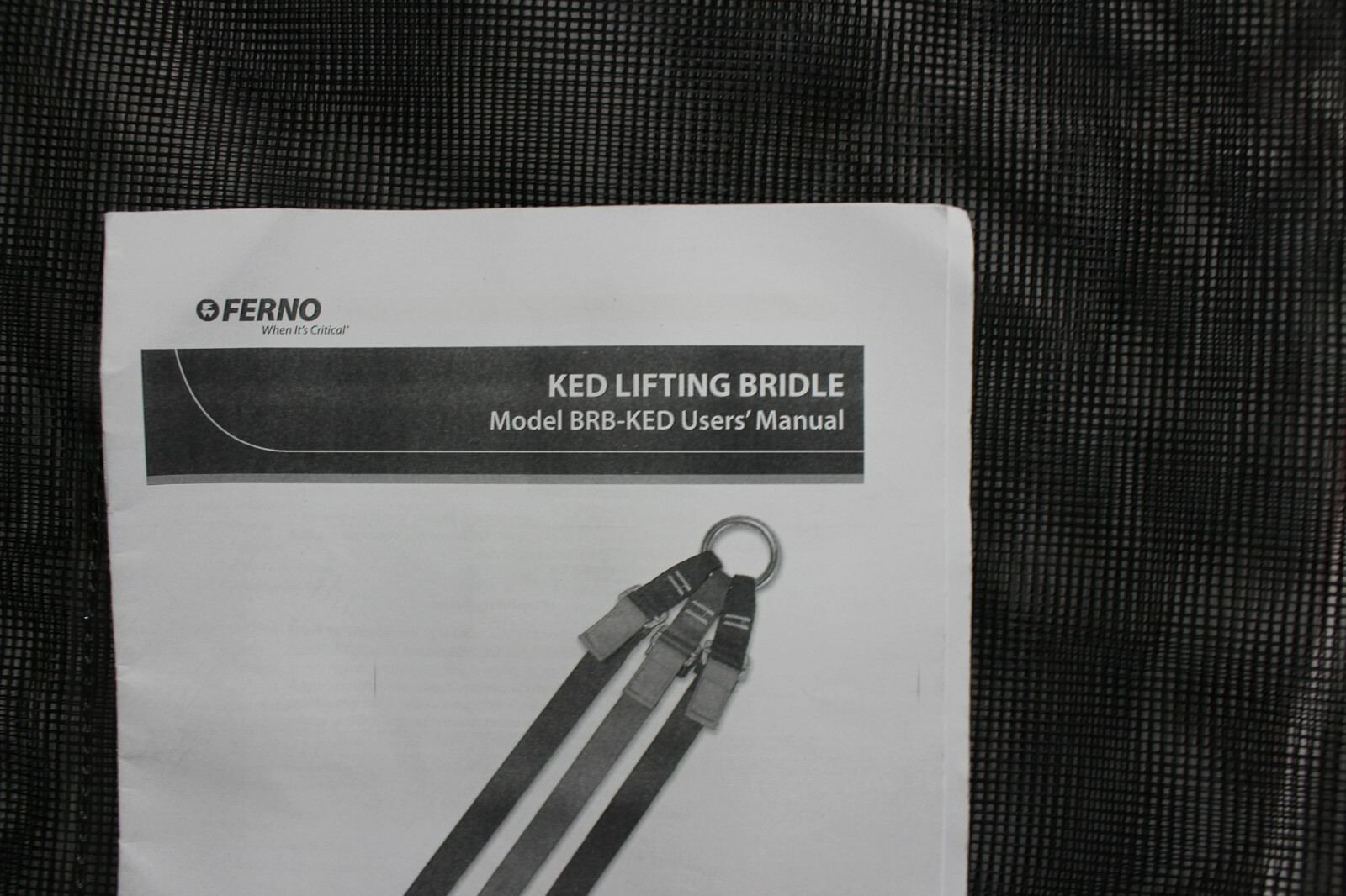 FERNO KED PRO ADJUSTABLE LIFTING BRIDLE - BRB-KED NEW
