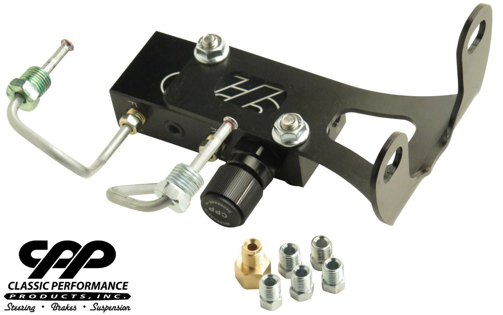CPP ADJUSTABLE PROPORTIONING PROP VALVE WITH BRAKE LINES UNDERMOUNT