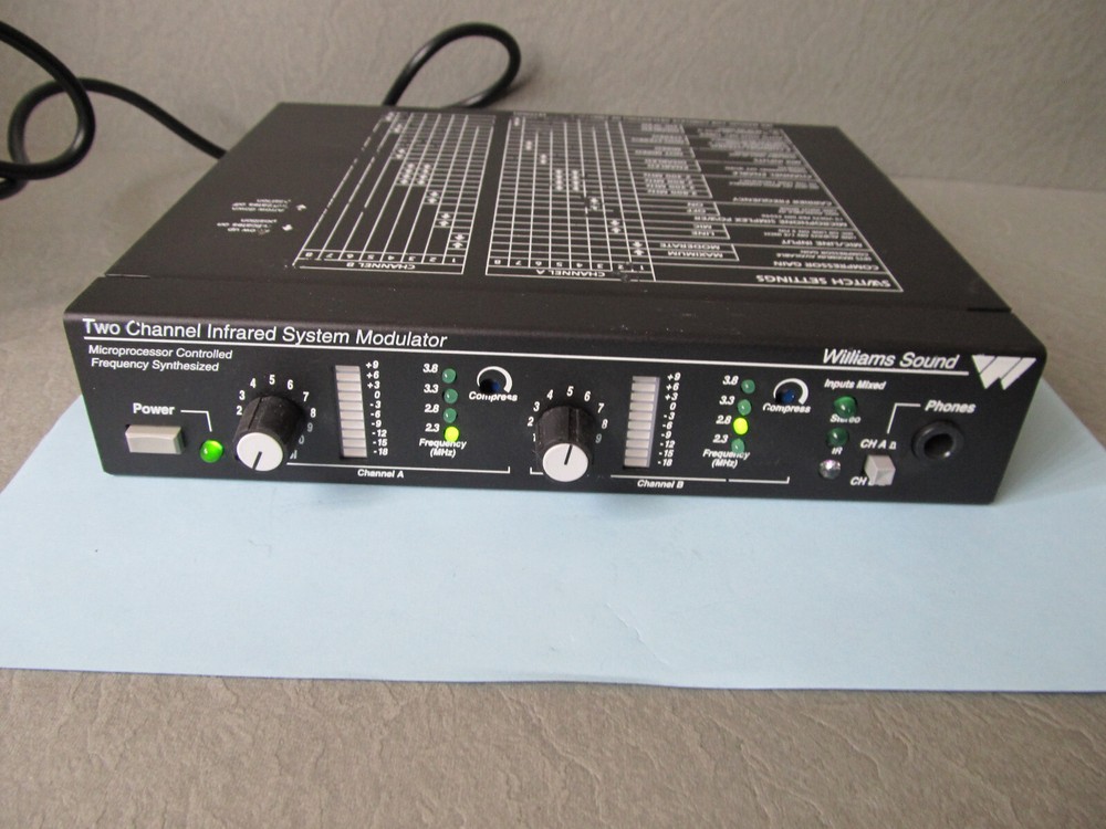 Williams Sound MOD 232R Two-Channel Infrared System Modulator