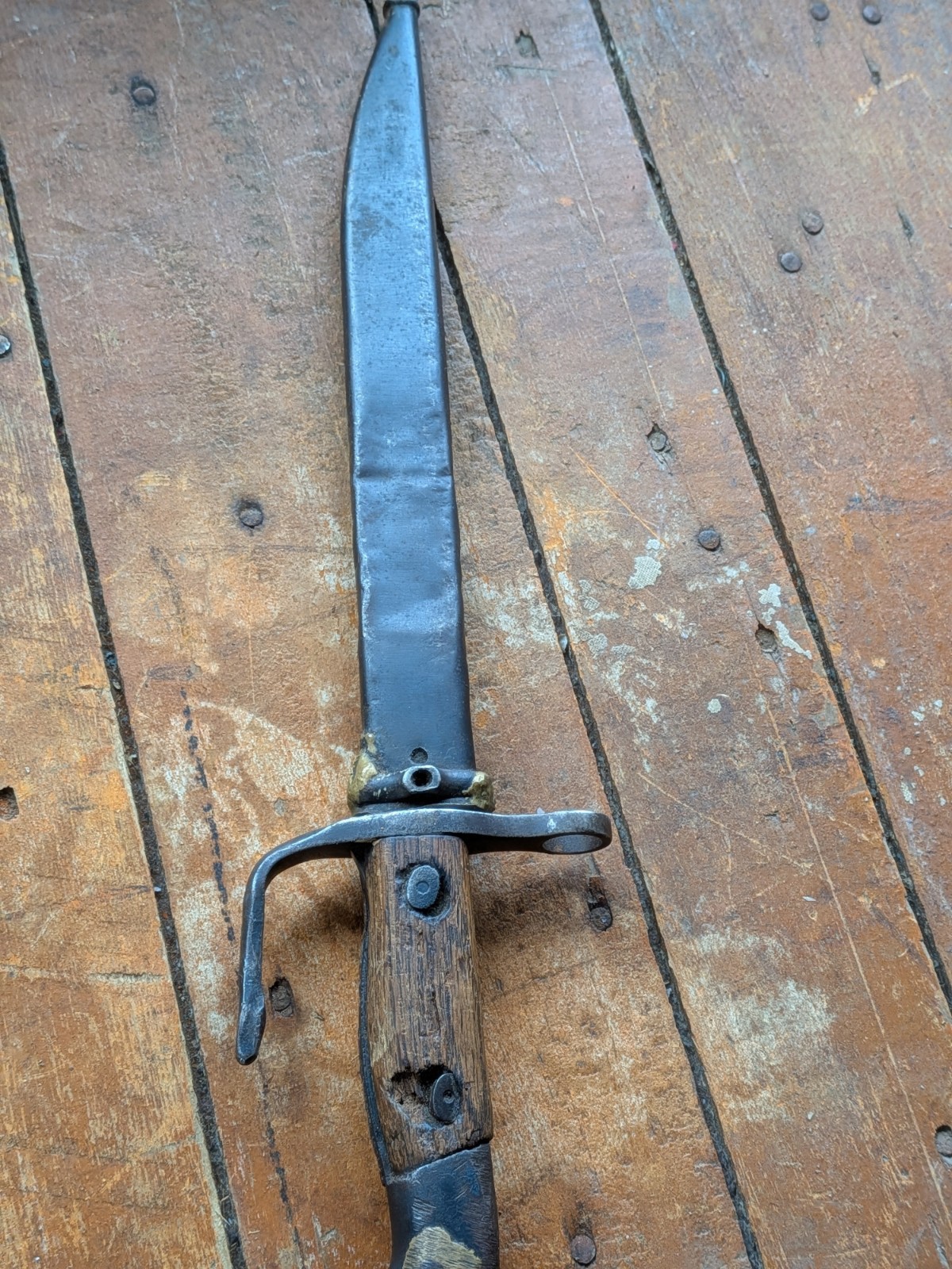 Shortened WW2 Japanese Arisaka Type 30 Bayonet w/Scabbard