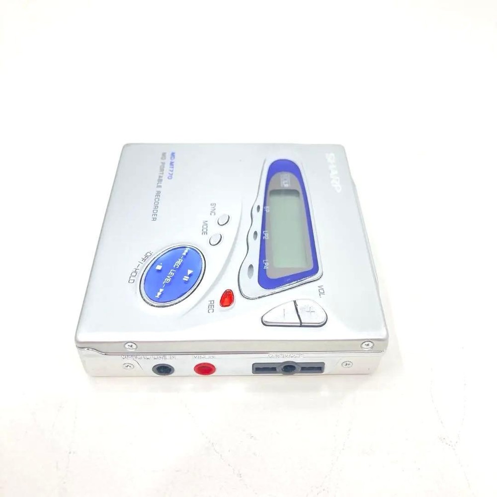 SHARP Portable MiniDisc Recorder MD-DR770 Operation confirmed