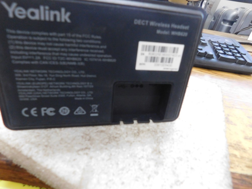 Yealink Model: WHB620 DECT Wireless Headset